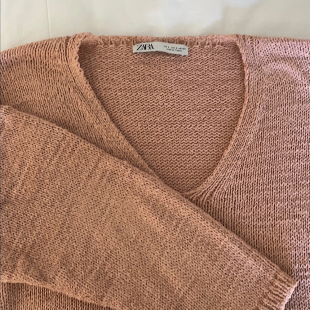 Zara pink sweater